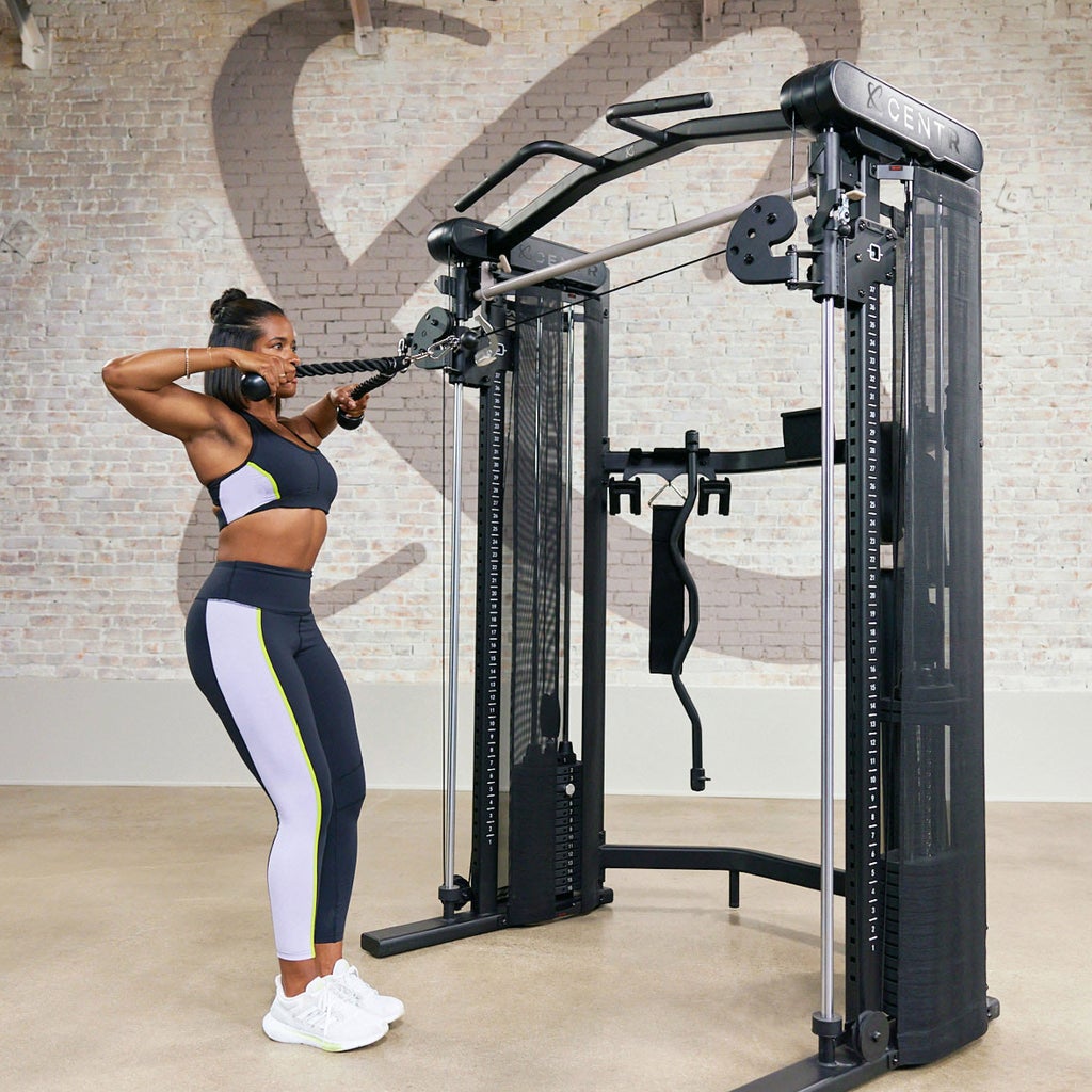 Centr 3 Home Gym Smith Functional Trainer with Folding Workout Bench, and 3-month Centr Membership