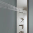 VIGO Rector 55 in. 2-Jet Shower Panel with Square Head