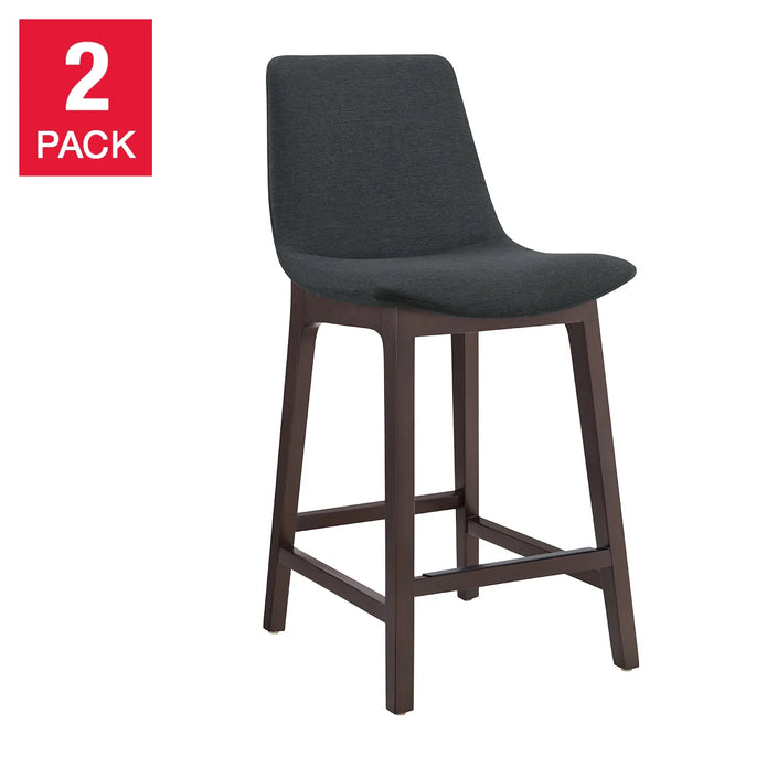 Aiden & Ivy Fabric Counter Stool, 2-pack