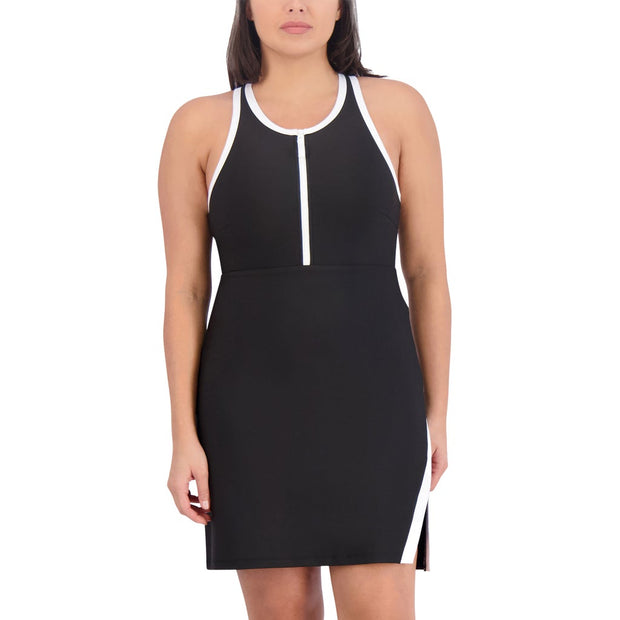 SAGE Collective Women's Active Dress with Inner Short - Black