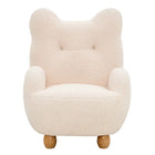 Chloe Juvenile Fabric Armchair, Cream