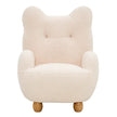 Chloe Juvenile Fabric Armchair, Cream