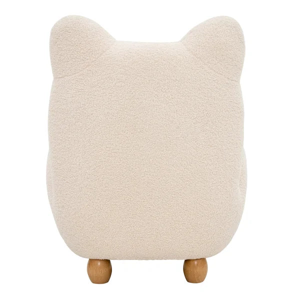 Chloe Juvenile Fabric Armchair, Cream