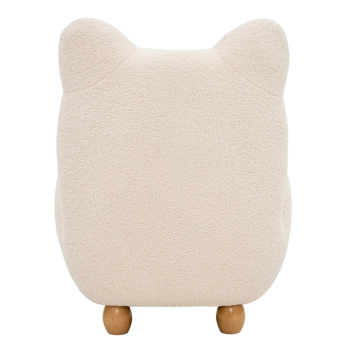 Chloe Juvenile Fabric Armchair, Cream