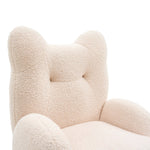 Chloe Juvenile Fabric Armchair, Cream