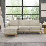 Henredon Murphy 2-piece Fabric Sofa with Reversible Chaise