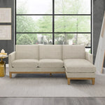 Henredon Murphy 2-piece Fabric Sofa with Reversible Chaise