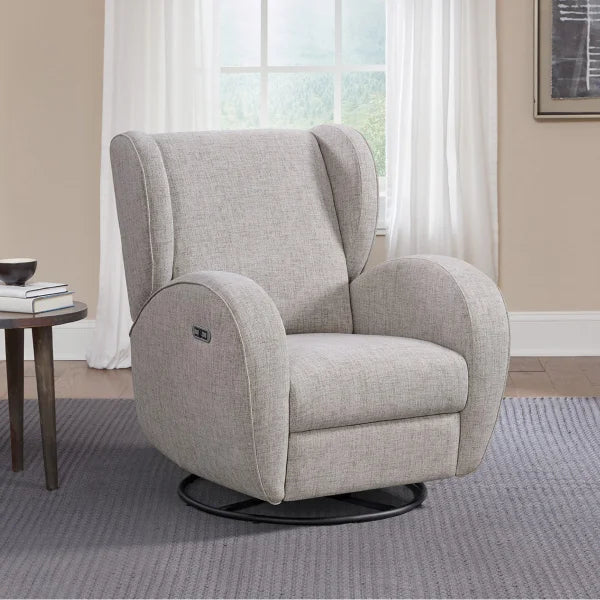 Logan Lane Fabric Swivel Glider Power Recliner