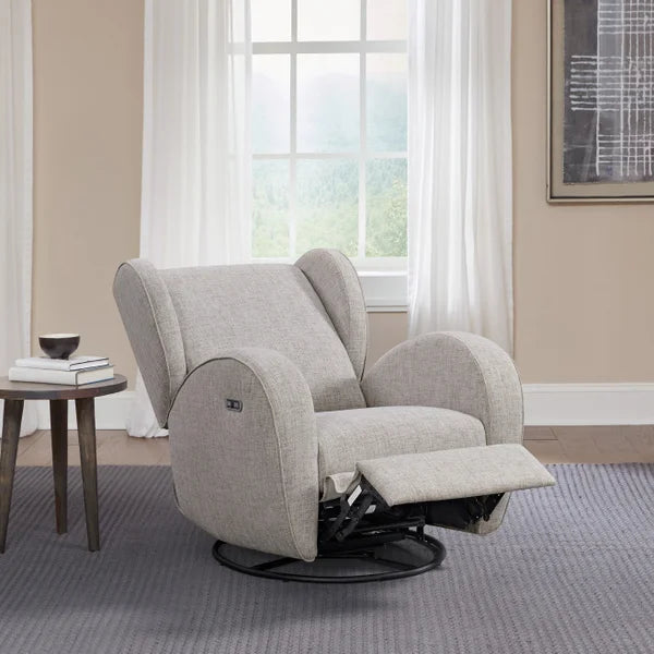 Logan Lane Fabric Swivel Glider Power Recliner