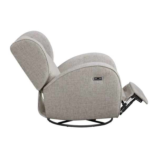 Logan Lane Fabric Swivel Glider Power Recliner