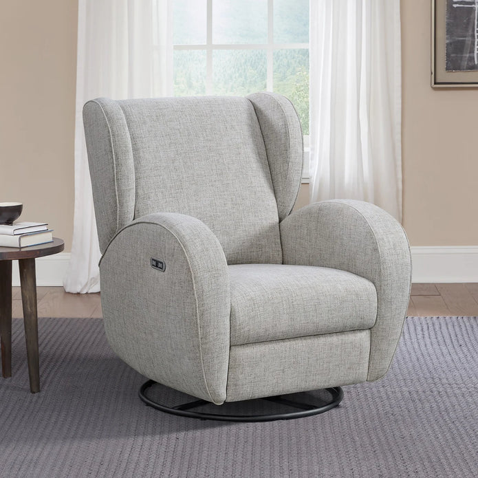 Logan Lane Fabric Swivel Glider Power Recliner