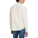 Scotch & Soda Men's Banded Notch Collar Long Sleeve Shirt