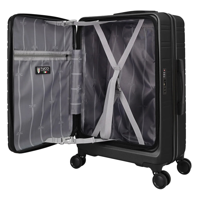Tucci 3 piece Hardside Circolo Luggage Set