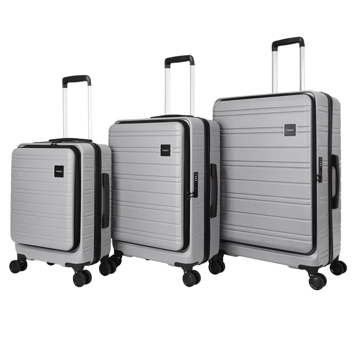 Tucci 3 piece Hardside Circolo Luggage Set