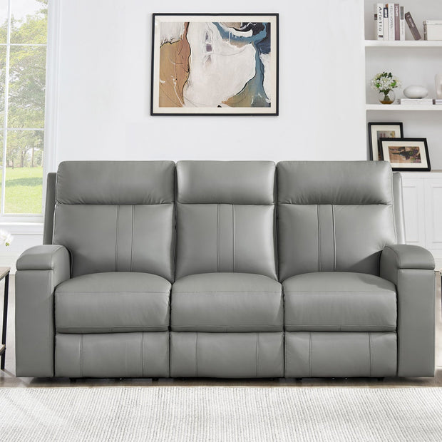Prospera Home Frasier Top Grain Leather Power Reclining Sofa and Loveseat