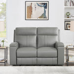 Prospera Home Frasier Top Grain Leather Power Reclining Sofa and Loveseat