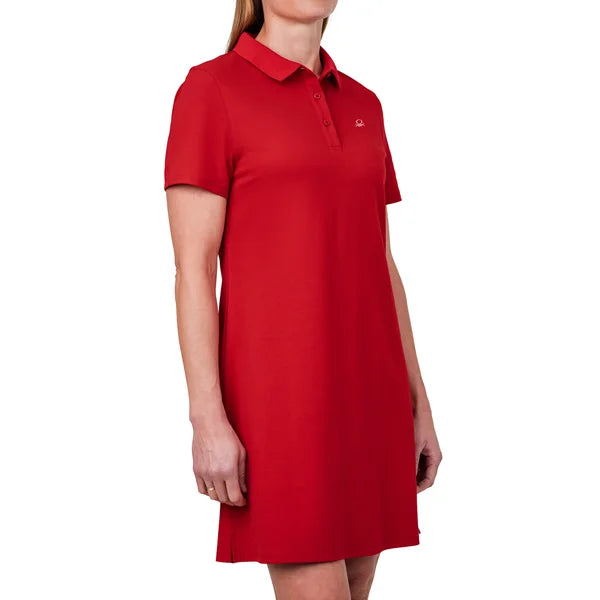 United Colors of Benetton - Women’s Short Sleeve Polo Dress