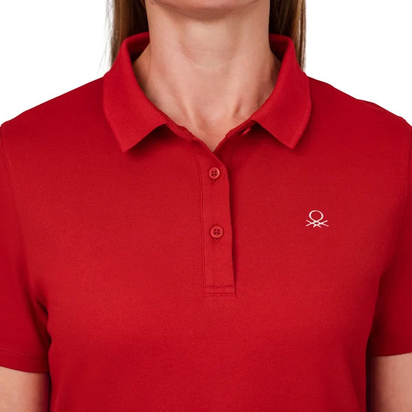 United Colors of Benetton - Women’s Short Sleeve Polo Dress