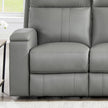 Prospera Home Frasier Top Grain Leather Power Reclining Sofa