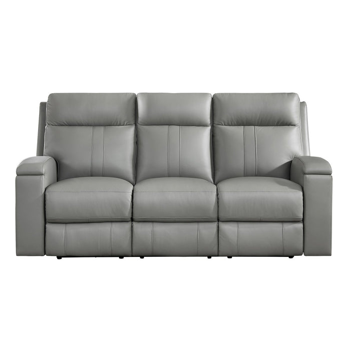 Prospera Home Frasier Top Grain Leather Power Reclining Sofa