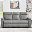 Prospera Home Frasier Top Grain Leather Power Reclining Sofa and 2 Chairs