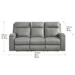 Prospera Home Frasier Top Grain Leather Power Reclining Sofa and 2 Chairs