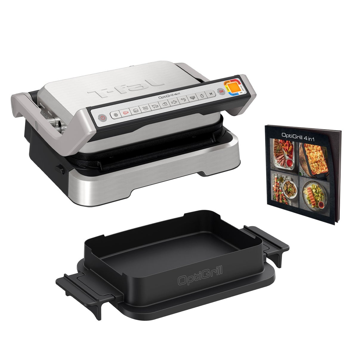 T-fal OptiGrill 4-in-1 Smart Indoor Electric Grill