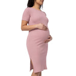 Parasuco Women's Maternity Short Sleeve Dress