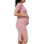 Parasuco Women's Maternity Short Sleeve Dress