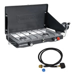 Coleman Gladiator 2-Burner Outdoor Camping Stove With Bonus Hose