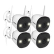 Defender AI POWERED 4K Guard Pro Wi-Fi Plug-in Power Security Cameras, 4-pack