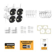Defender AI POWERED 4K Guard Pro Wi-Fi Plug-in Power Security Cameras, 4-pack