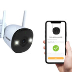 Defender AI POWERED 4K Guard Pro Wi-Fi Plug-in Power Security Cameras, 4-pack