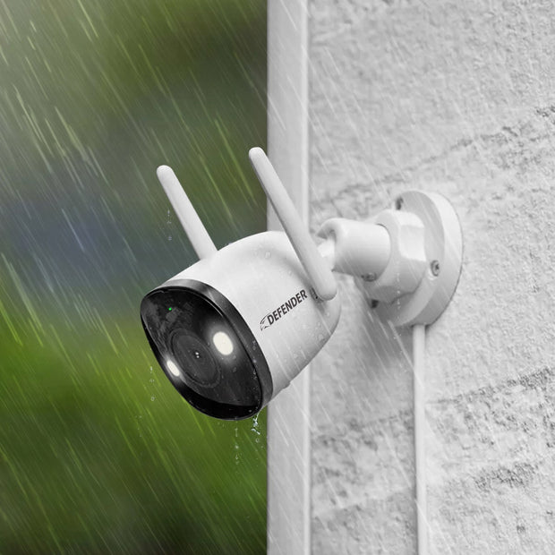 Defender AI POWERED 4K Guard Pro Wi-Fi Plug-in Power Security Cameras, 2-pack
