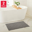 Welhome Geometric Bath Mat, 2 Pack