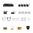 Defender AI POWERED Sentinel 4K Ultra HD Wired 8 Channel POE NVR Security System with 4 Metal Cameras with 1TB HDD