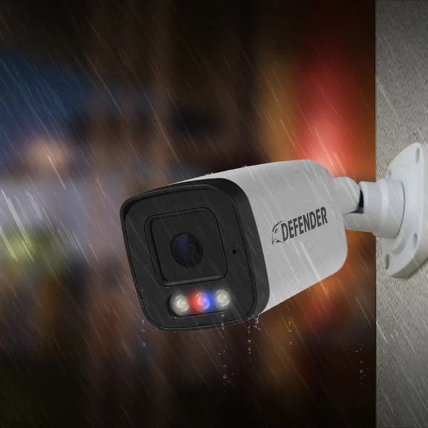 Defender AI POWERED Sentinel 4K Ultra HD Wired 8 Channel POE NVR Security System with 4 Metal Cameras with 1TB HDD