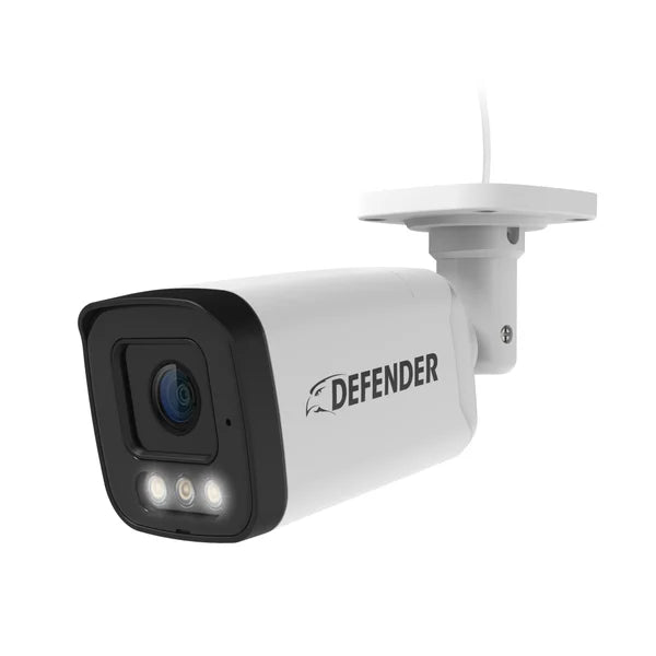 Defender AI POWERED Sentinel 4K Ultra HD Wired 8 Channel POE NVR Security System with 4 Metal Cameras with 1TB HDD