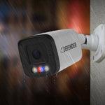 Defender AI POWERED Sentinel 4K Ultra HD Wired 8 Channel PoE NVR Security System with 6 Metal Cameras with 1 TB HDD