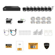 Defender AI POWERED Sentinel 4K Ultra HD Wired 8 Channel PoE NVR Security System with 8 Metal Cameras with 1 TB HDD