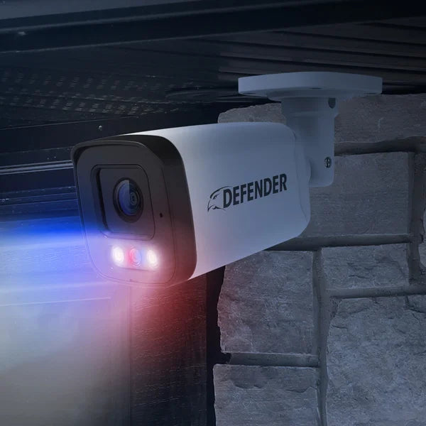 Defender AI POWERED Sentinel 4K Ultra HD Wired 8 Channel PoE NVR Security System with 8 Metal Cameras with 1 TB HDD