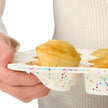 Trudeau Dotfetti - Silicone Muffin Trays, 2 pack
