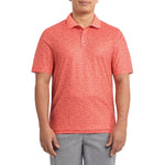 Sunice Men’s Short Sleeve Printed Textured Polo
