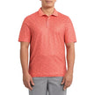 Sunice Men’s Short Sleeve Printed Textured Polo