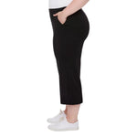 S.C. & CO. Women’s Pull-on Knit Ponte Crop Gaucho
