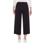 S.C. & CO. Women’s Pull-on Knit Ponte Crop Gaucho