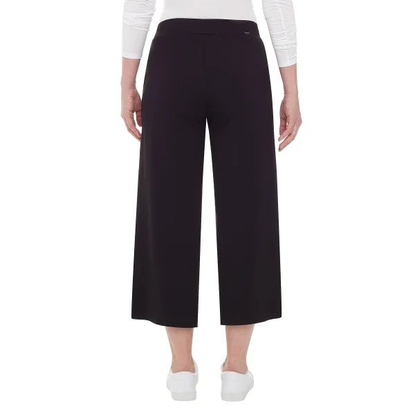 S.C. & CO. Women’s Pull-on Knit Ponte Crop Gaucho