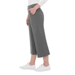 S.C. & CO. Women’s Pull-on Knit Ponte Crop Gaucho