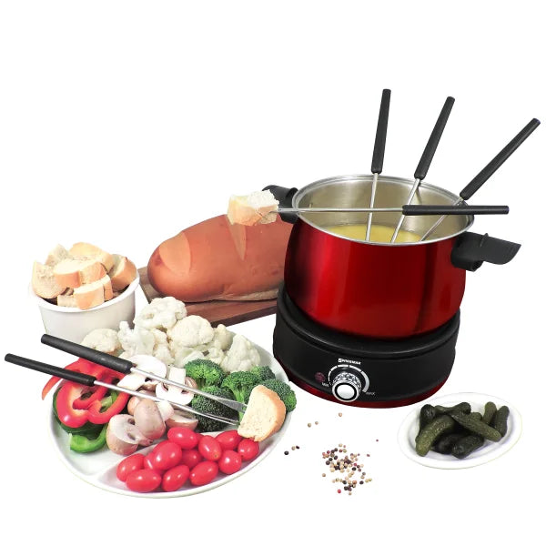 Swissmar Arolla 10 Piece Electric Fondue Set