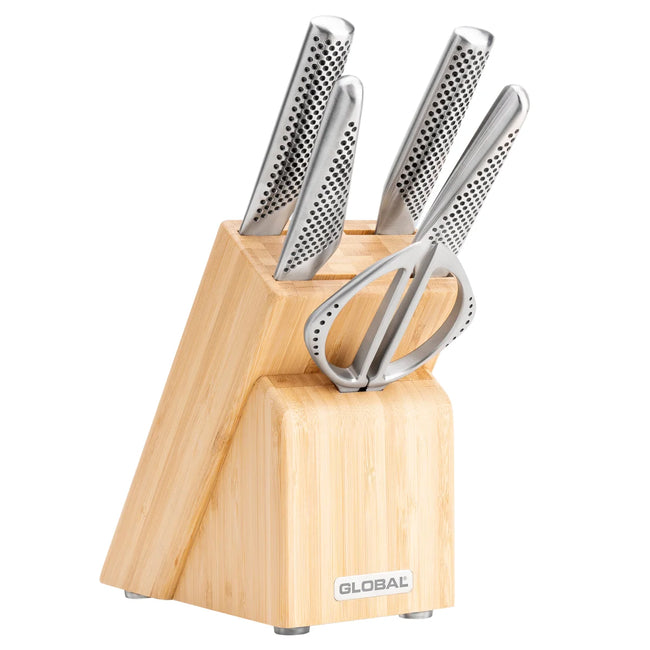 Global Takashi Knife Block Set, 6-piece